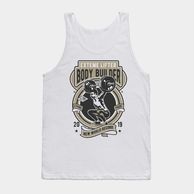 Extreme Lifter Tank Top by Pureteeshop